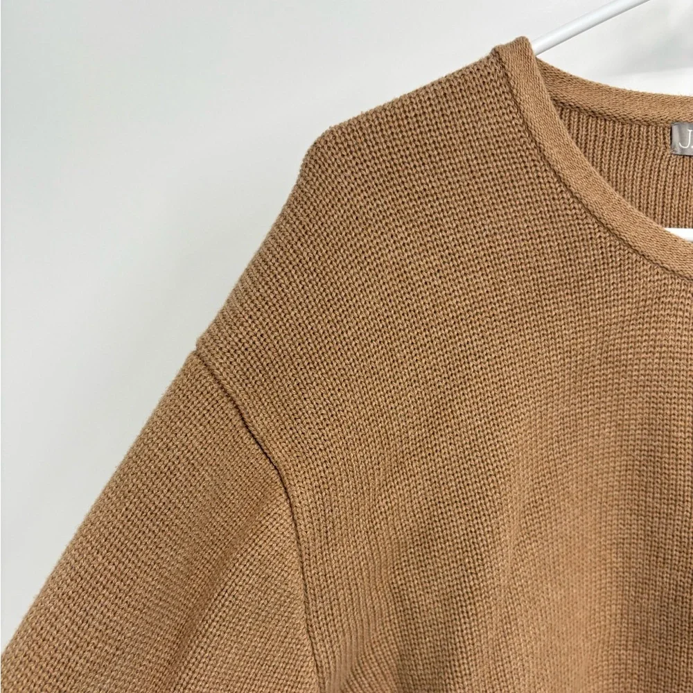 J. Crew New Relaxed Emile Sweater Lady Jacket Tan